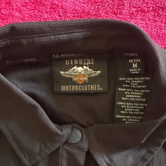 Harley-Davidson Black Long Sleeve Shirt - Picture 2 of 3